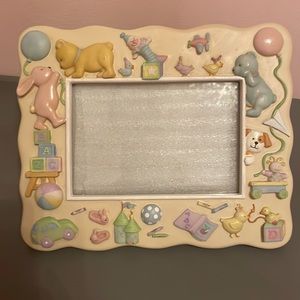 Vintage Russ Baby Nursery Themed 3-D Pastel Coloured Picture Frame
